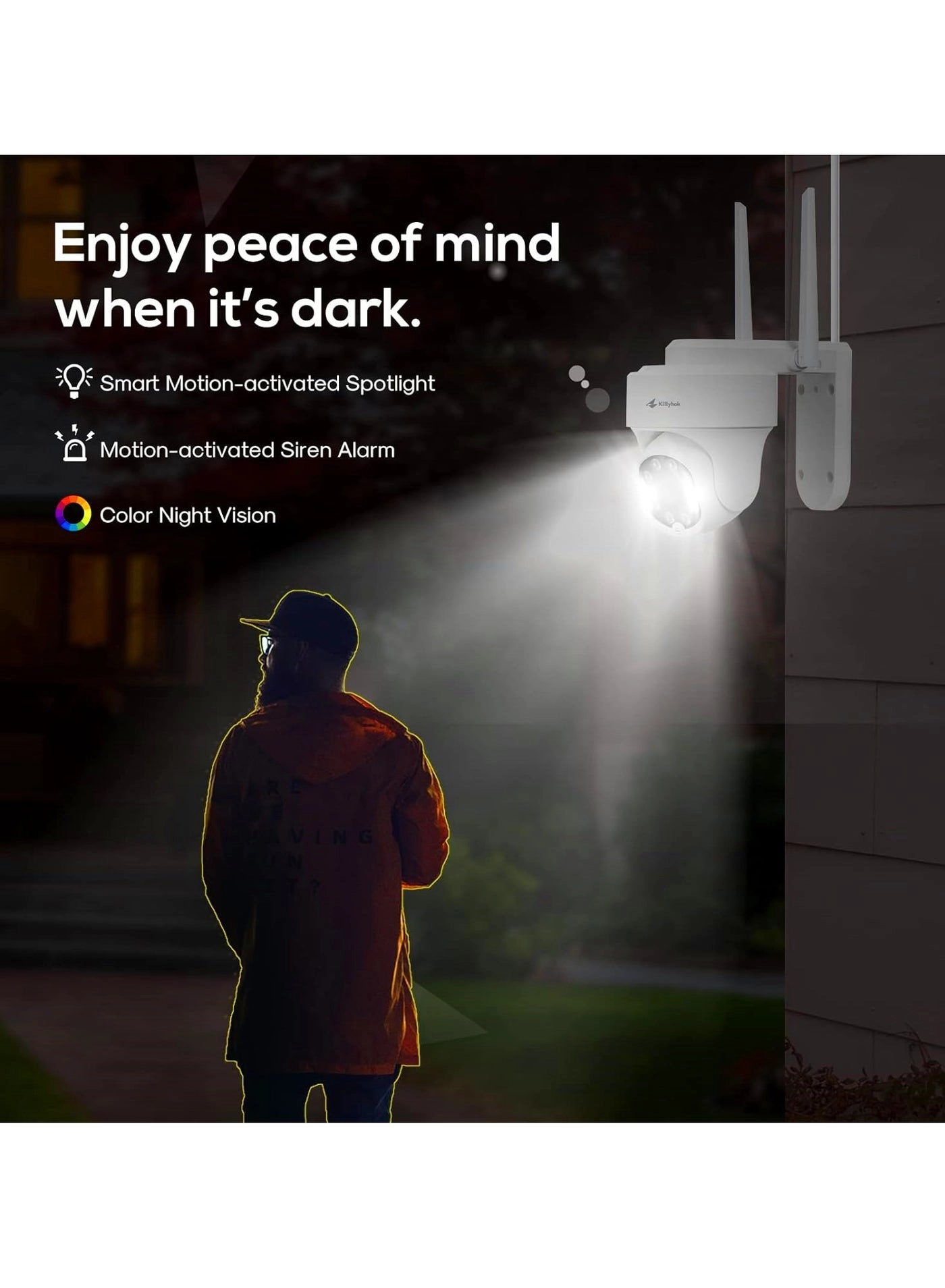 Wireless Security PTZ Camera System - 4pcs 10 Channel 5MP