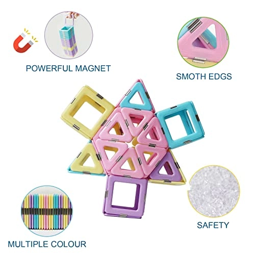 Magnetic Blocks - 80 pcs