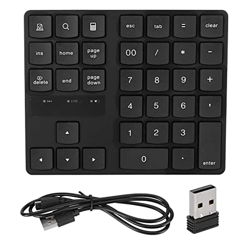 35 Key Mini Numeric Keypad - Wireless 2.4G Rechargeable