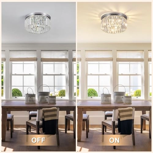 Modern Crystal Ceiling Lights - Dimmable