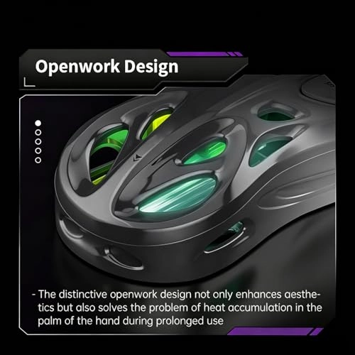 Lightweight RGB Gaming Mouse - Wired+Wireless+BT