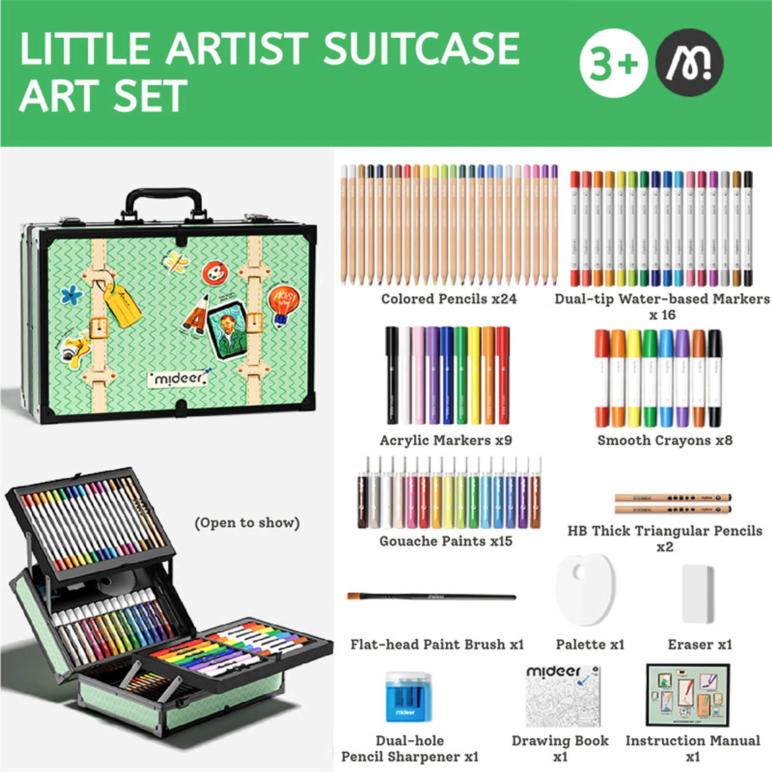 Little Artist Suitcase - 79 piece(s)