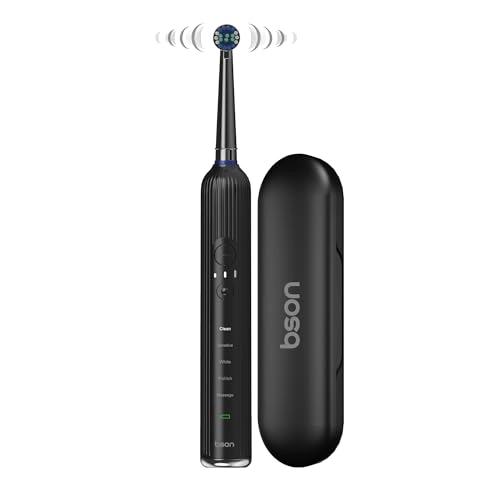 Super Oscillating Toothbrush - 15 Cleaning Combinations IPX7 Waterproof Type-C Powered