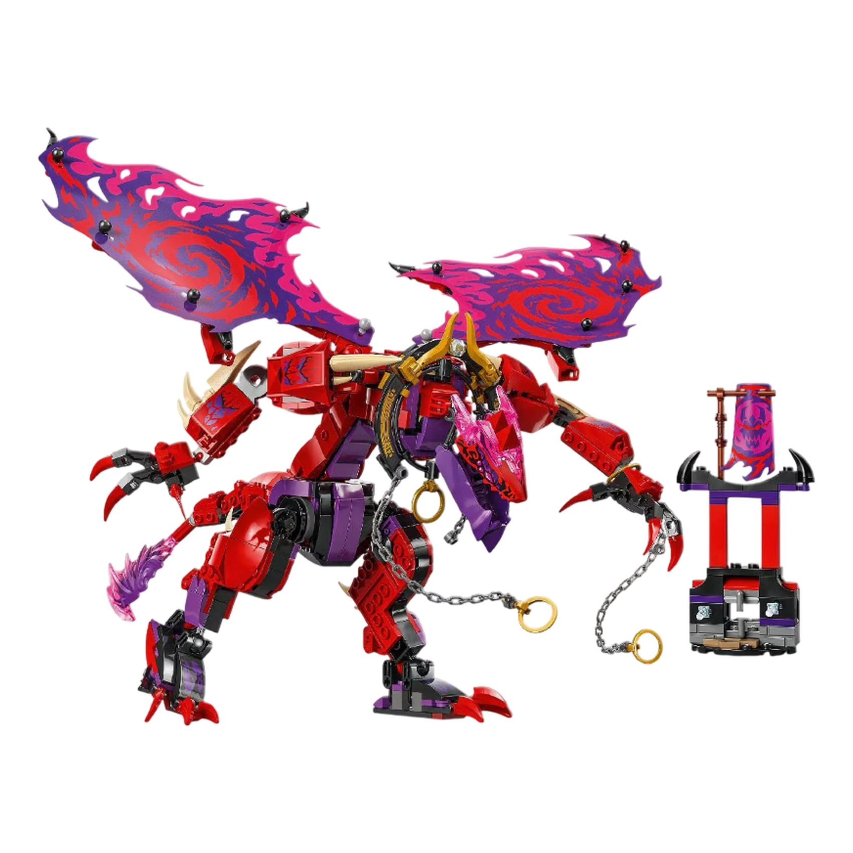 NINJAGO Thunderfang Dragon of Chaos (71832) - 6 Minifigures 668 Pieces