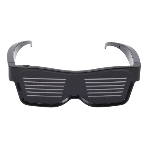 Smart LED Glasses - Red USB Charging APP Control