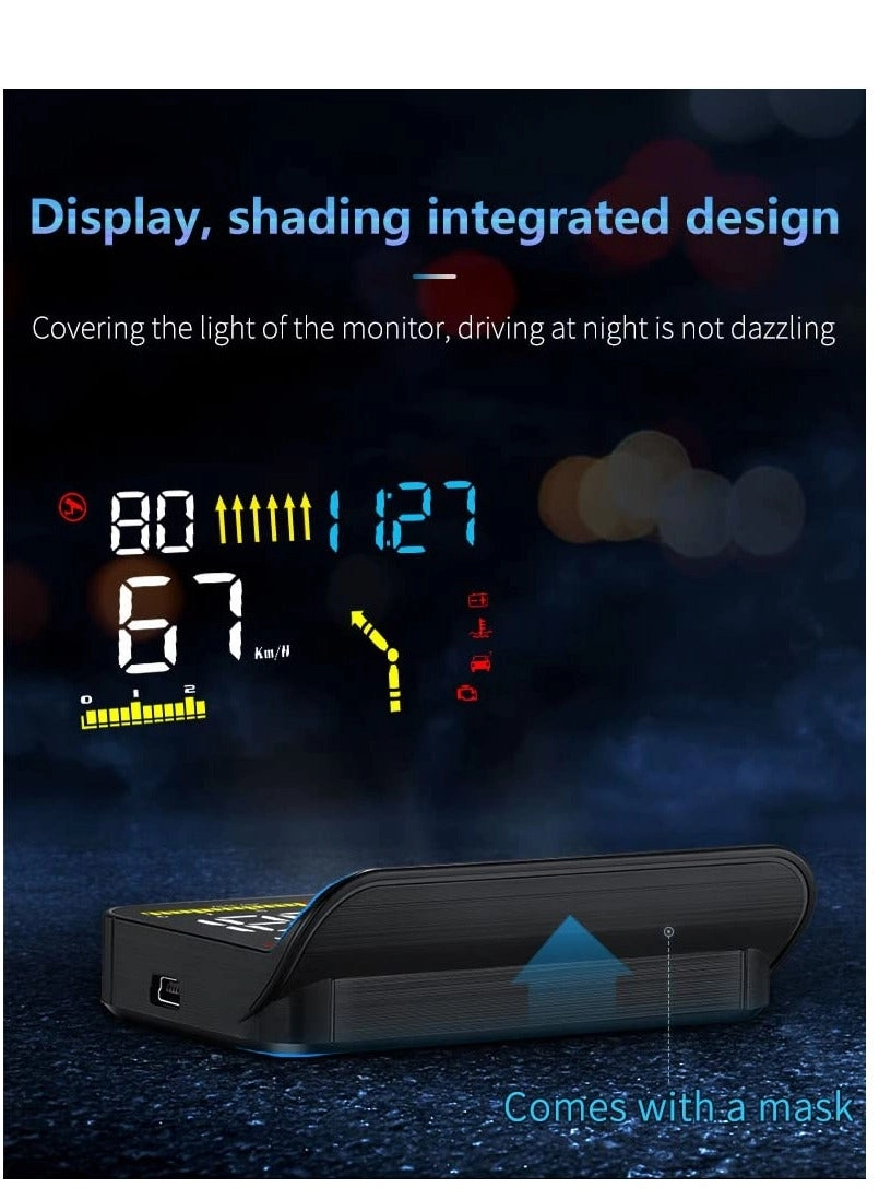 Head Up Display(HUD) - M15 5.5" LCD Black