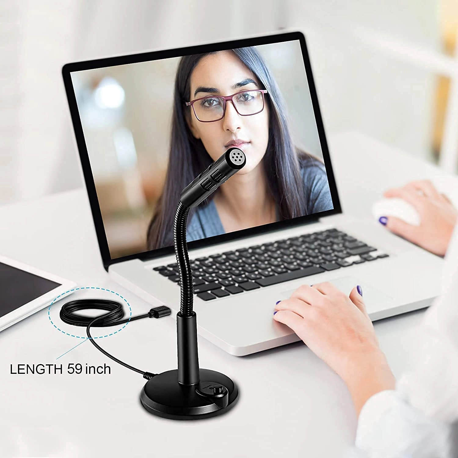 Noise Cancelling USB Microphone