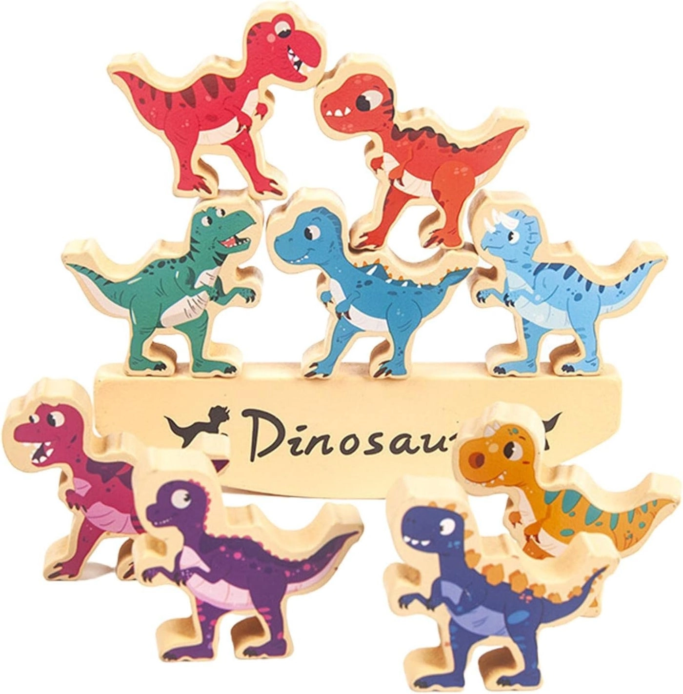 woobles Dinosaur Balance Game - 36 months+ 9 pieces