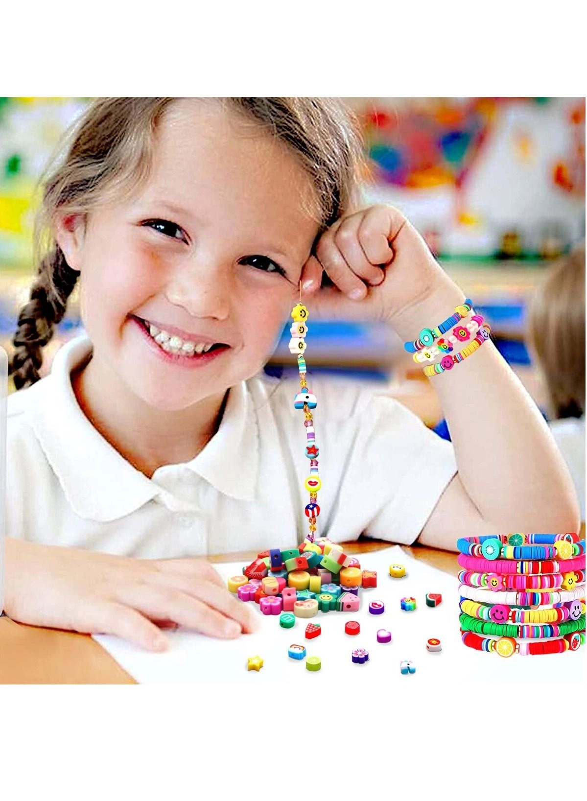 Polymer Clay Beads - 360 Pieces 24 Styles