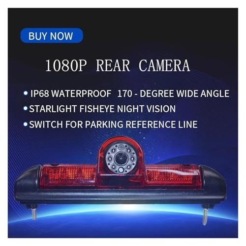 Brake Light Parking Camera - Night Vision 720P