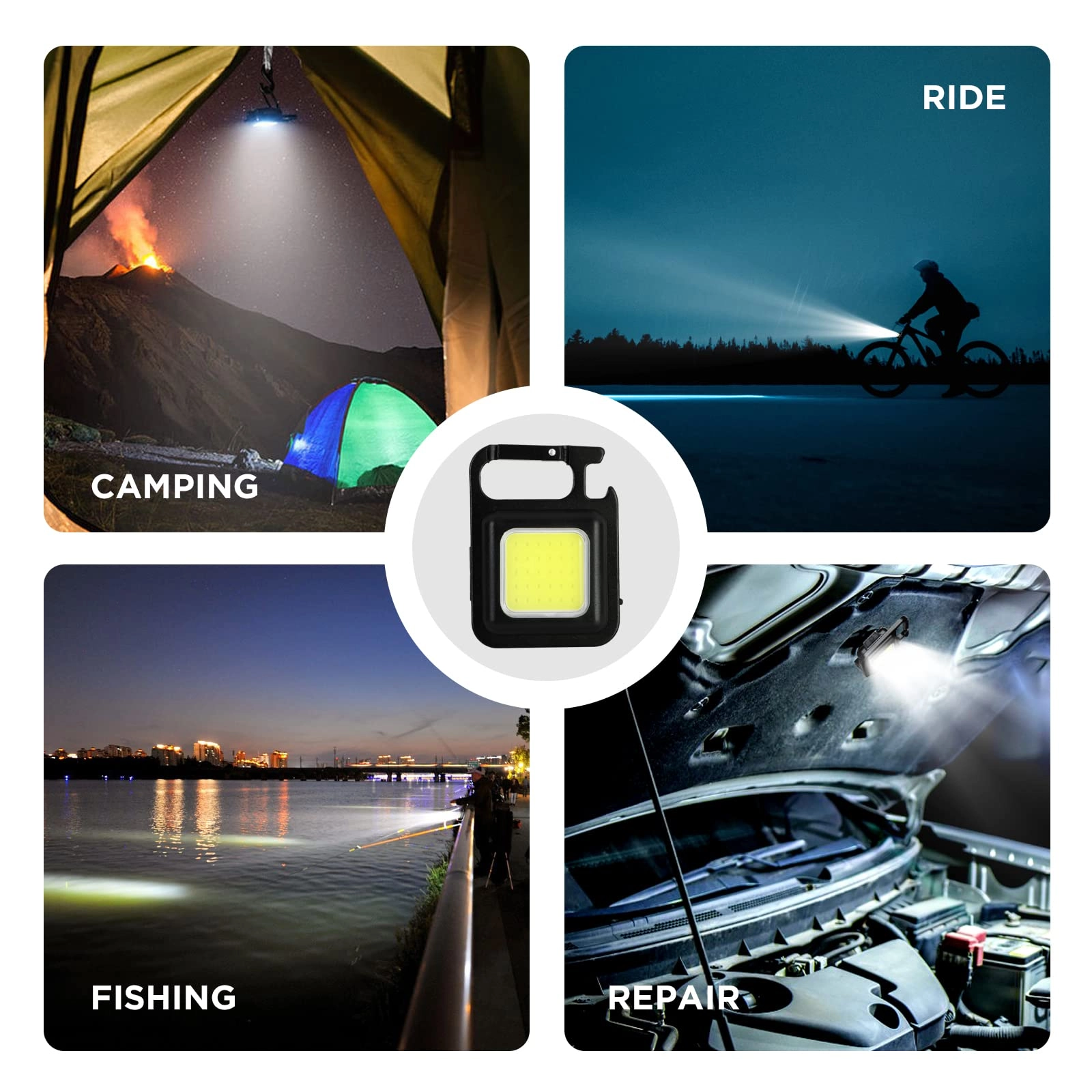 GY07 Keychain Flashlight Rechargeable (1000lm)