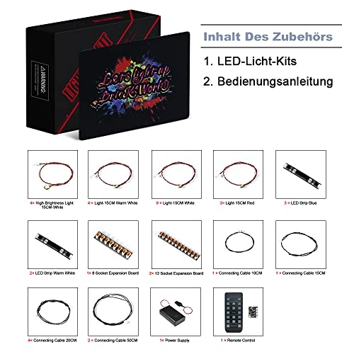 LEGO 10317 Land Rover Classic Defender 90 Light Kit - Remote Control LED Lighting Set