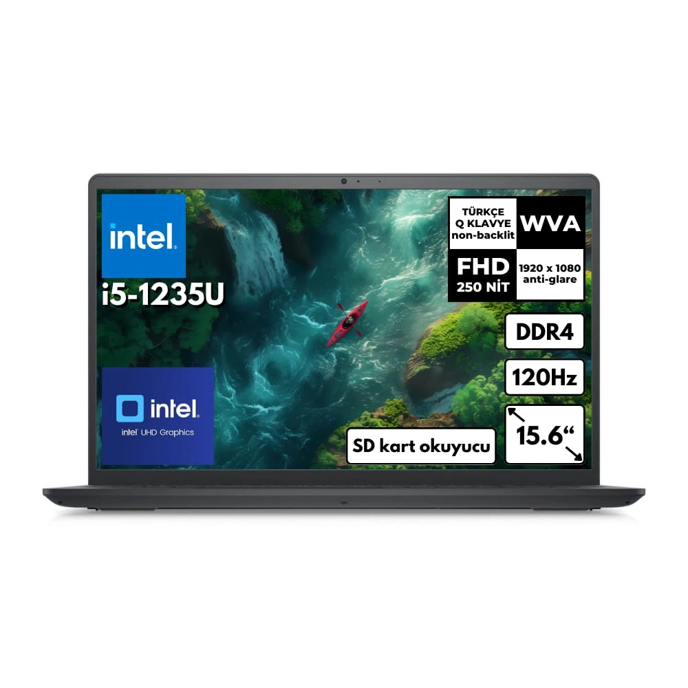 Inspiron 15 3520 3520-INS-1011-SLV - 15.6'' Core i5-1235U 8GB DDR4 512GB SSD