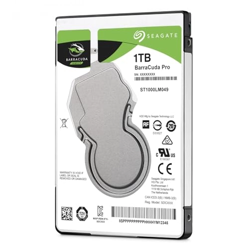 BarraCuda Pro 2.5" 7200rpm Serial ATA (ST1000LM049) - 1 TB