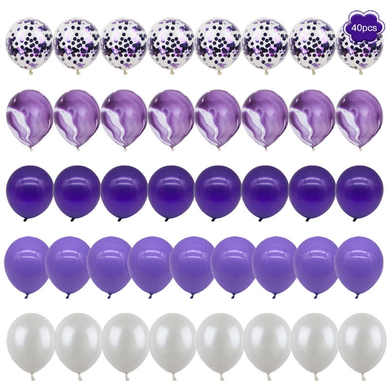 Balloons Set - 40-Pieces Wedding Birthday Party Decoration
