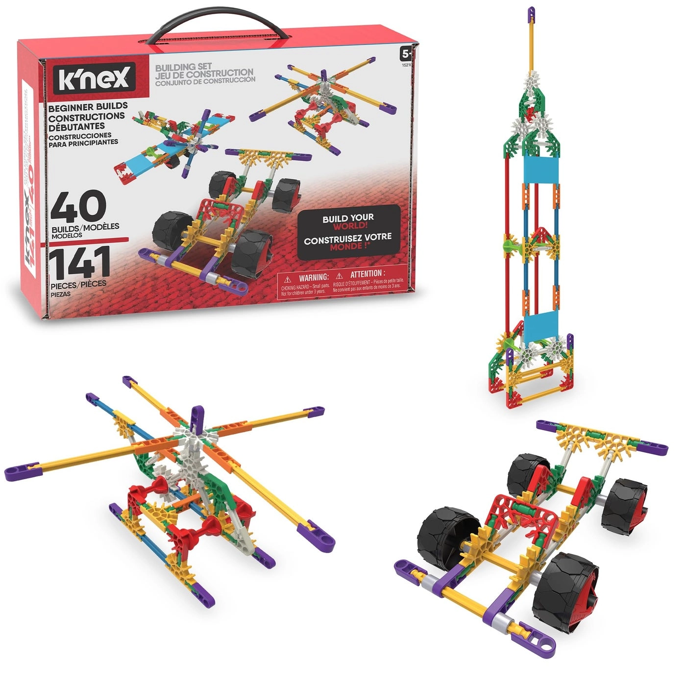 K’NEX 40 Model Building Set - STEM Toy Ages 5+
