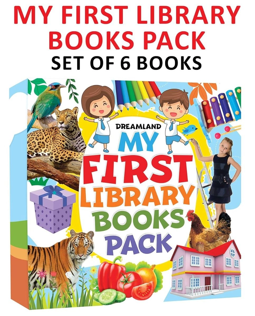 My First Library Book - 3 Years 6 pieces