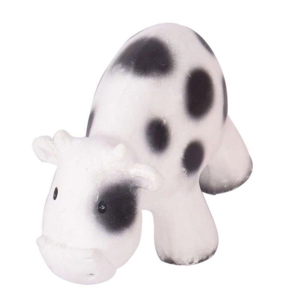 TIKIRI My First Farm Cow Rattle - 0 month & above Pure Natural Latex