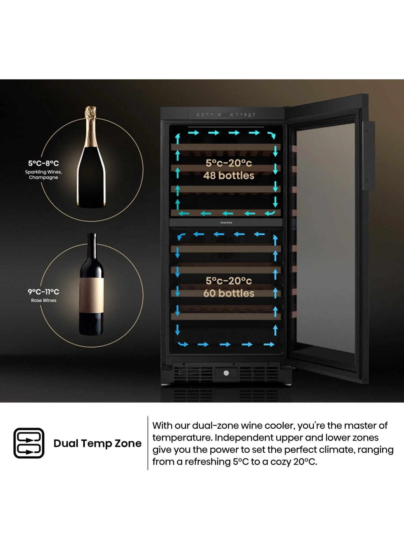 RW3N230GELF - Single Zone 108 Bottles