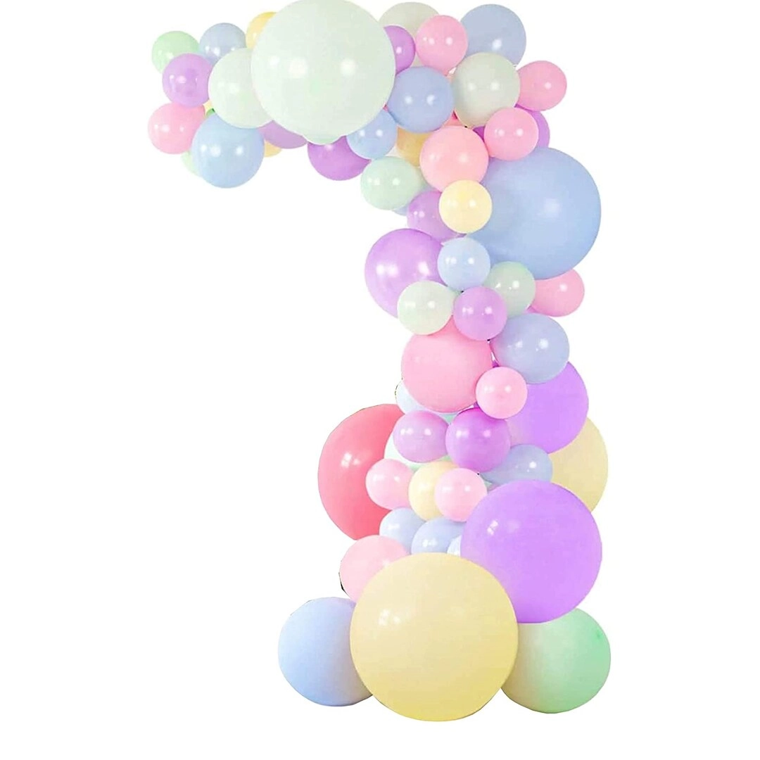 Party Time Trading LLC Latex Balloons - 112-Pieces Wedding Bridal Shower Baby Shower Birthday Party