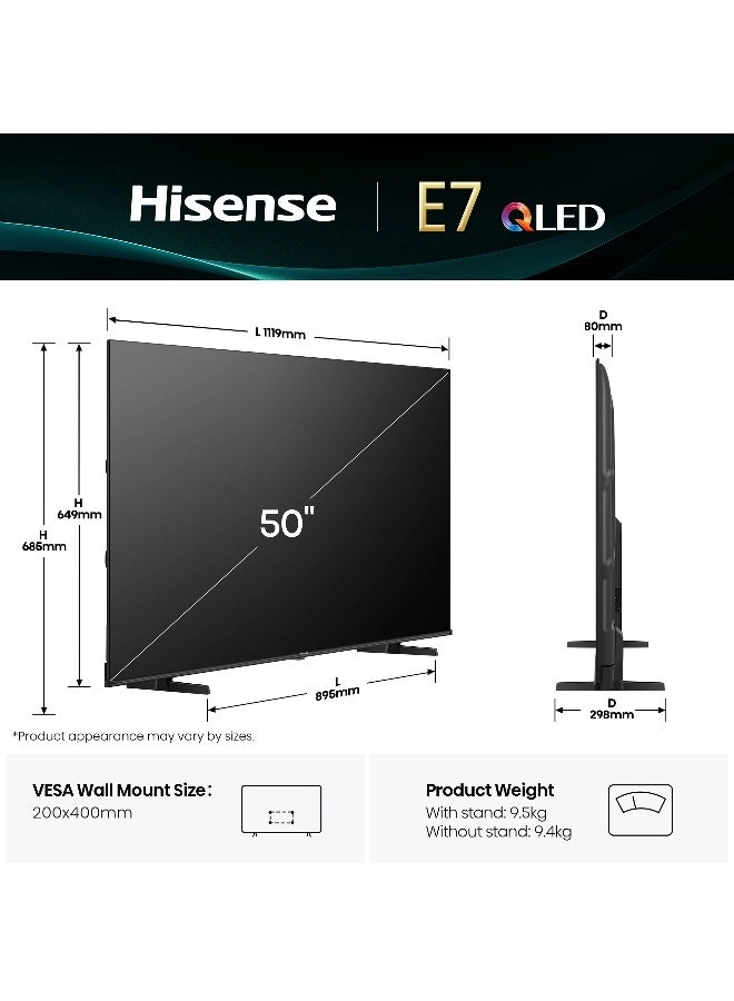 50E7Q - 50 inch