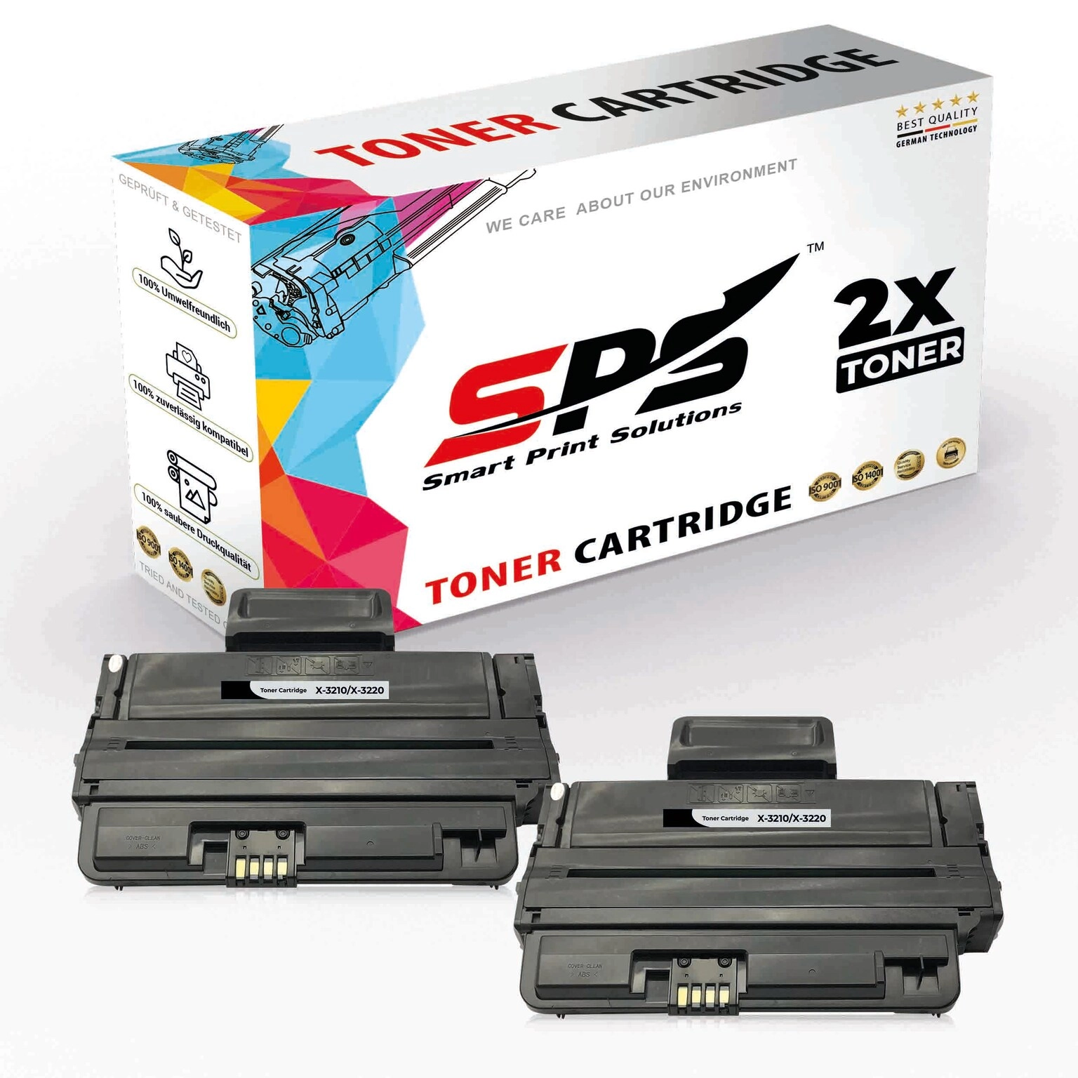 smart print solutions llc X3220 - 2x Black 4,100 Pages