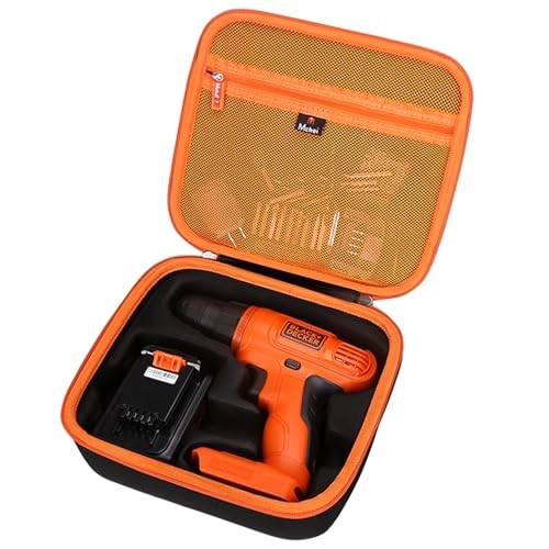 Hard Portable Case Compatible with BLACK+DECKER 20V Max Cordless Drill/Driver - LD120VA Case Only