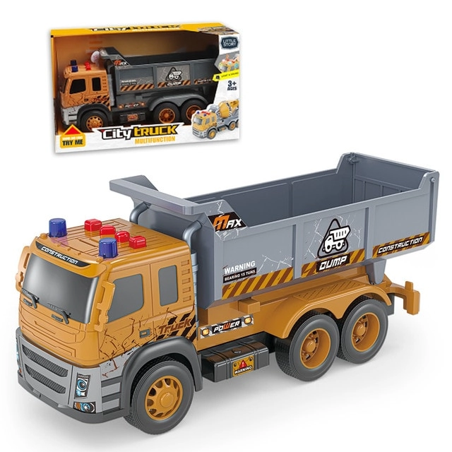 Inertial Engineering Dumping Truck - Included 3*AG13 Cell Battery Suitable for 3 years & above