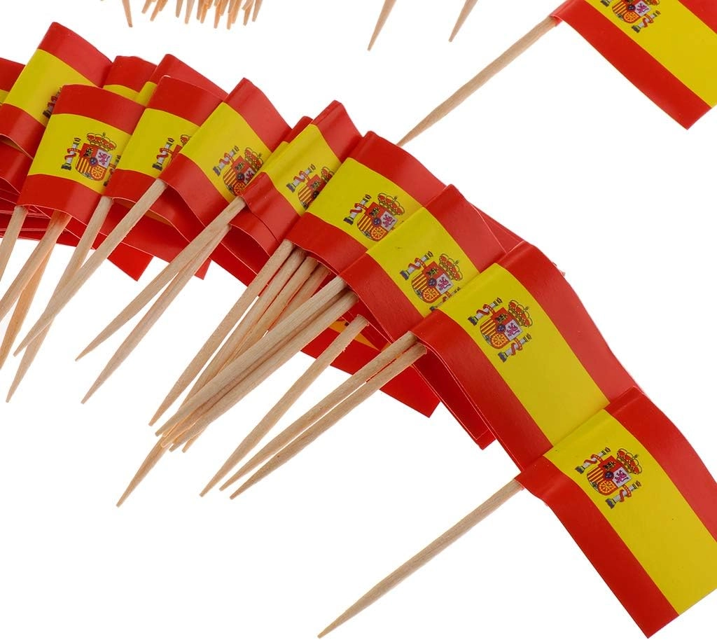 Flag Toothpicks - 100 Pieces Wedding Birthday Dinner