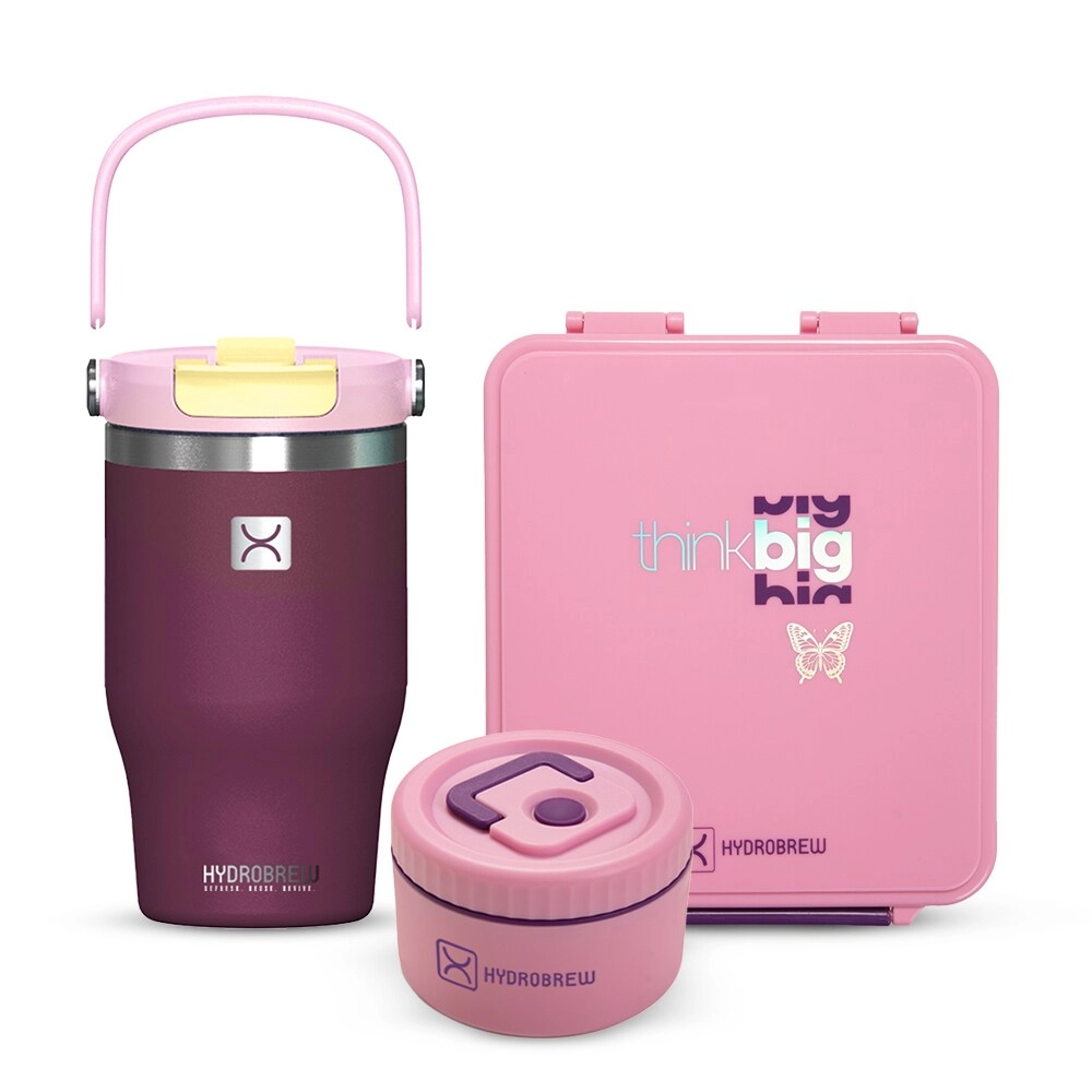 Bento Lunch Box - Dinosaurs Grey 1.74L