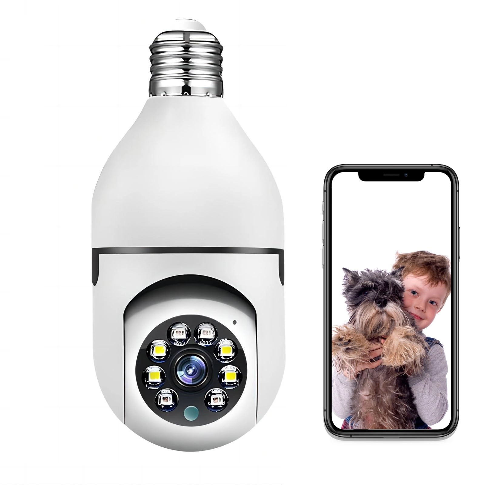 Mengshen Bulb Security Camera 3MP