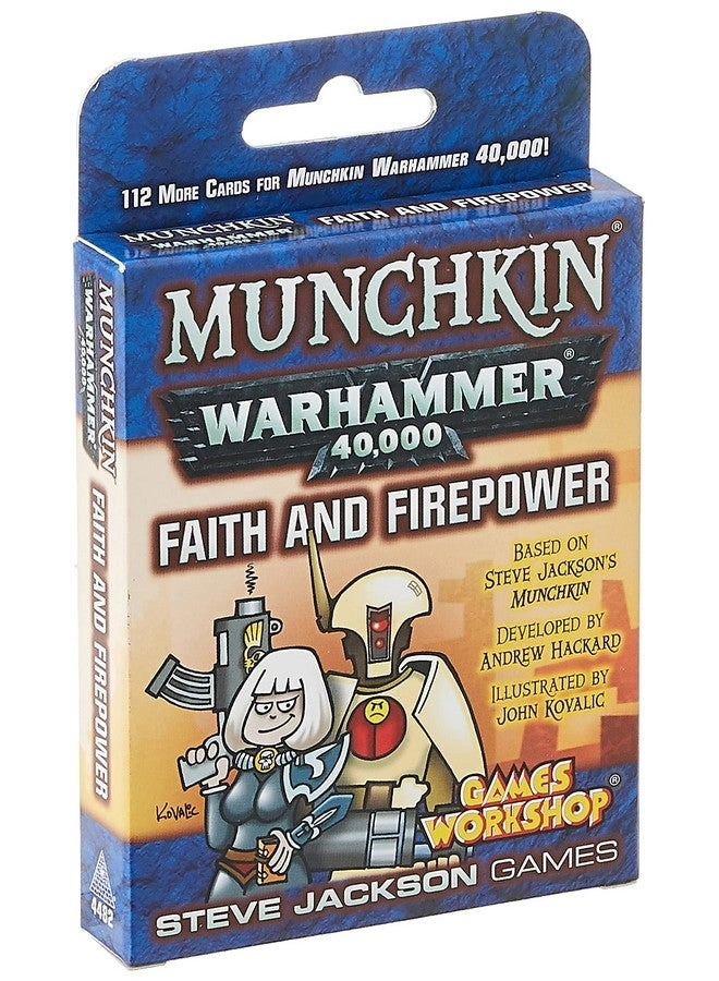 STEVE JACKSON GAMES Munchkin Warhammer 40,000: Faith and Firepower - Card Game (Expansion)