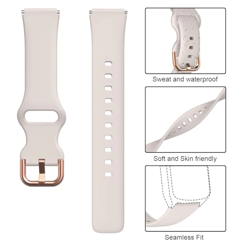 Watch Band for D26 Smart Watch 16mm - Silicone Starlight