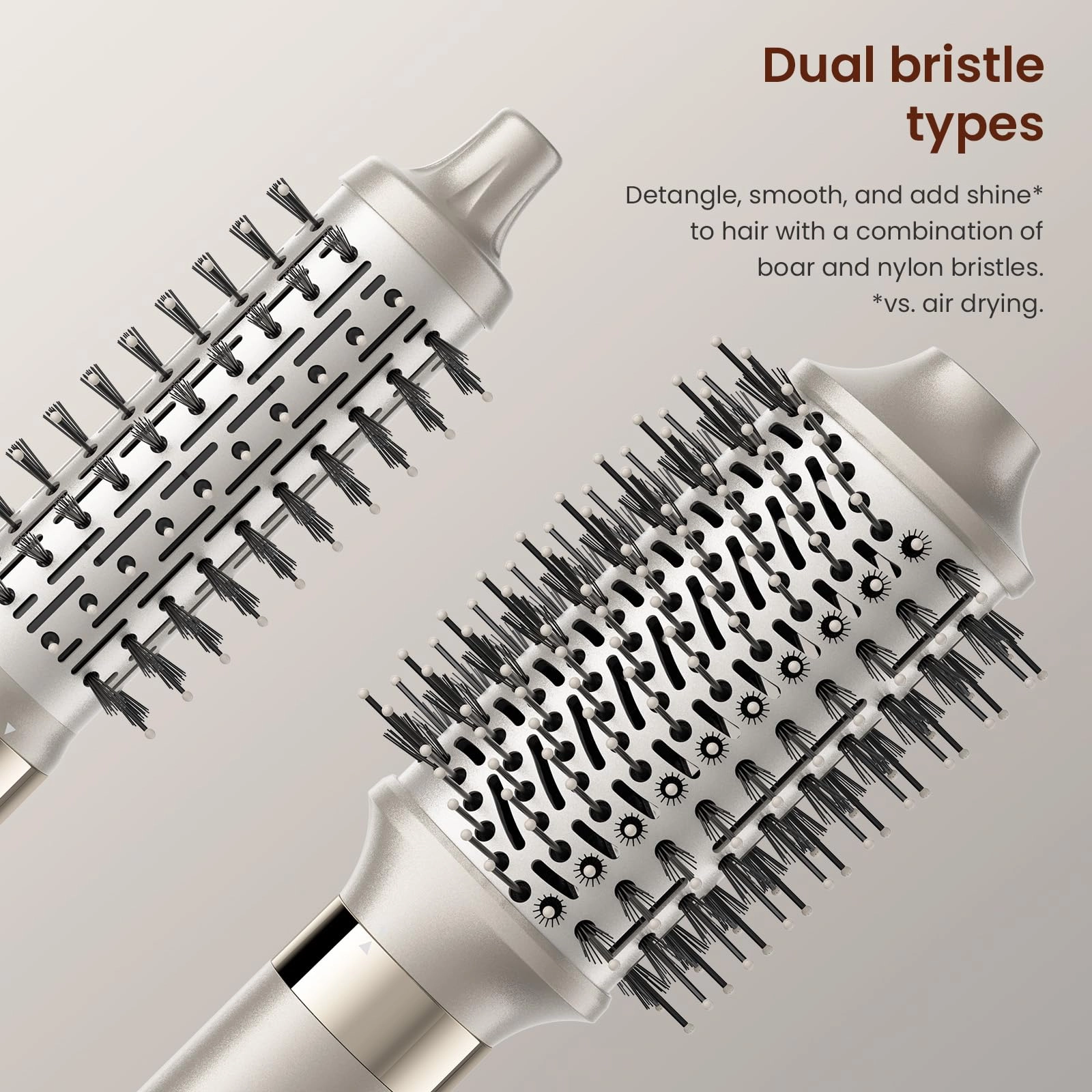 5-in-1 Hot Air Styler - 110,000 RPM Champagne White