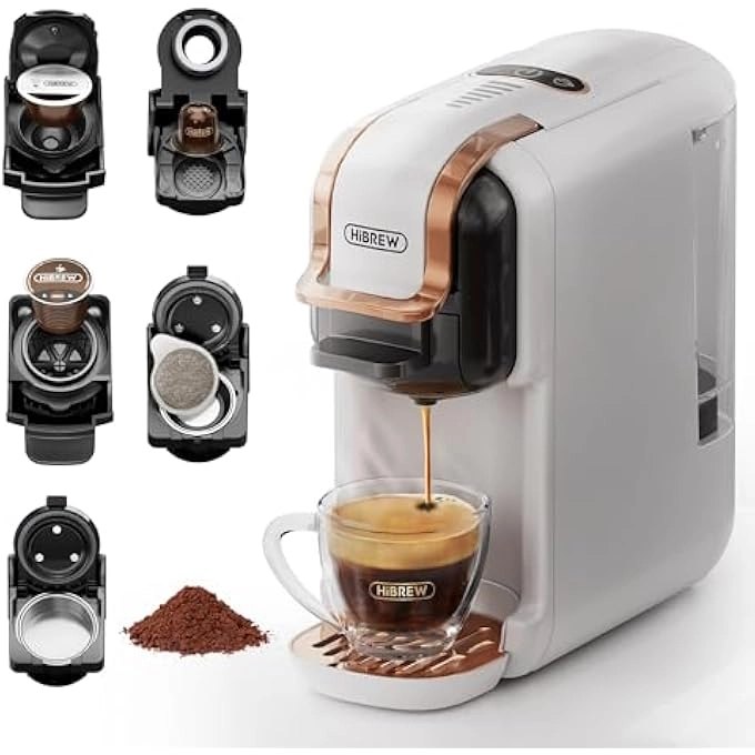 5-in-1 Capsule Espresso Machine & Milk H2B M1A