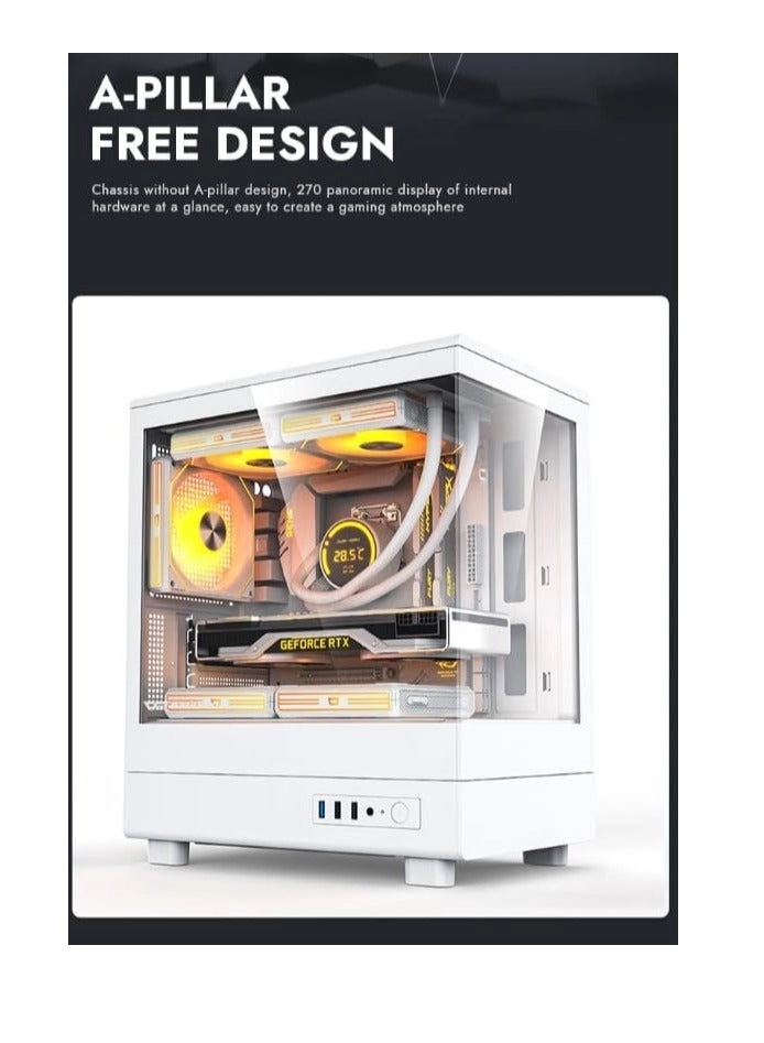 DB330M - Tempered Glass Side Panel Mid Tower