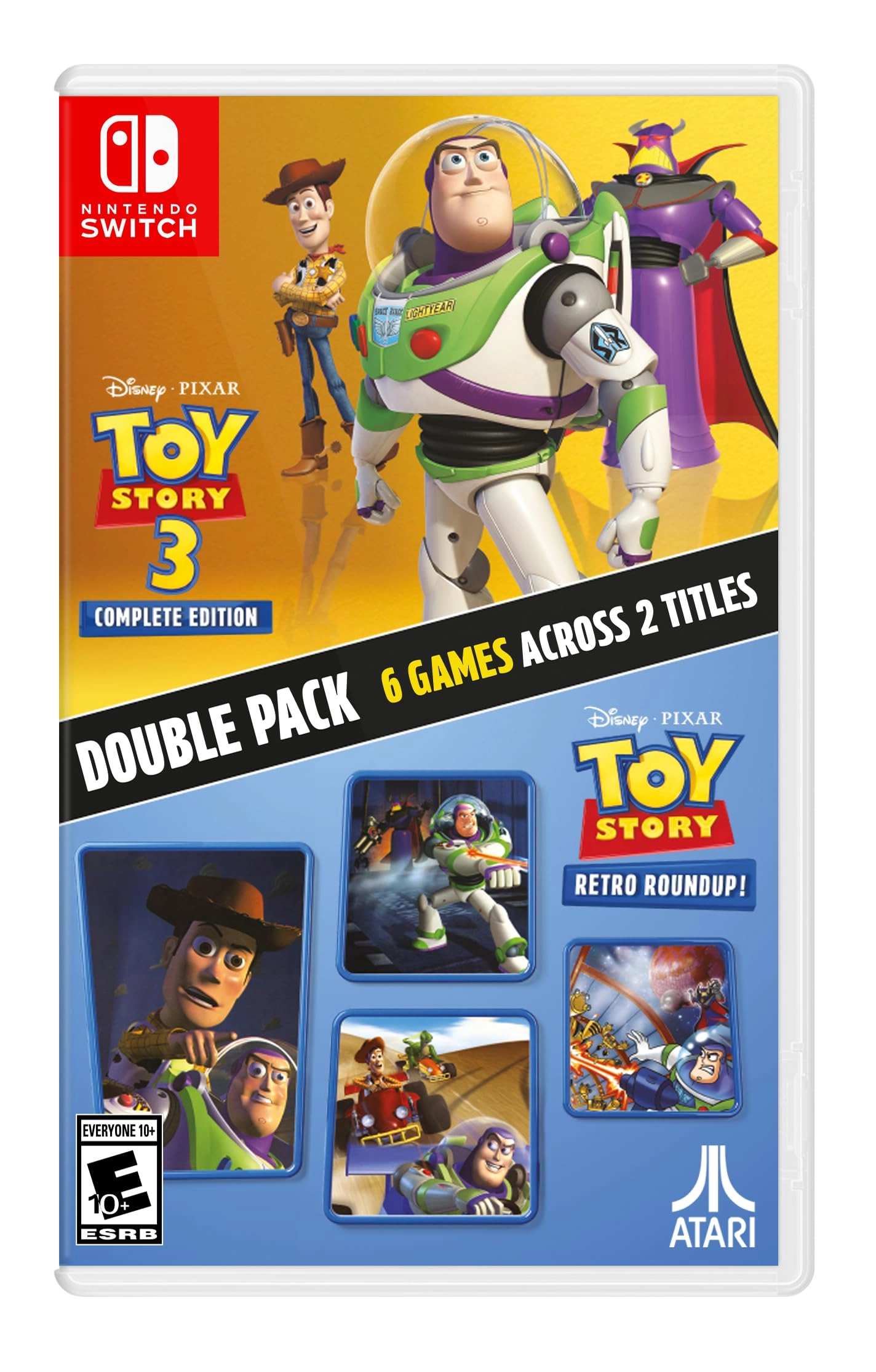 Toy Story Retro Roundup! + Toy Story 3 Complete Edition Double Pack | Nintendo Switch