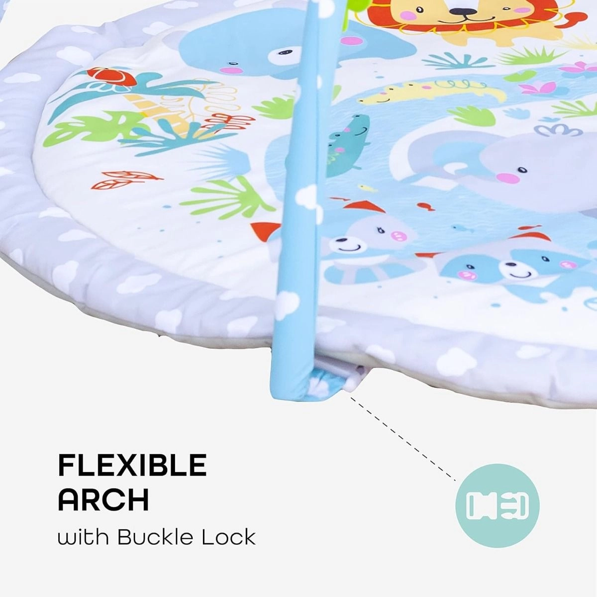 Jungle Friends Baby Playing Mat - 0 month & above