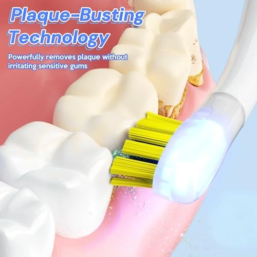 SonicPump Electric Toothbrush - Battery Operated Mouthwash Reservoir