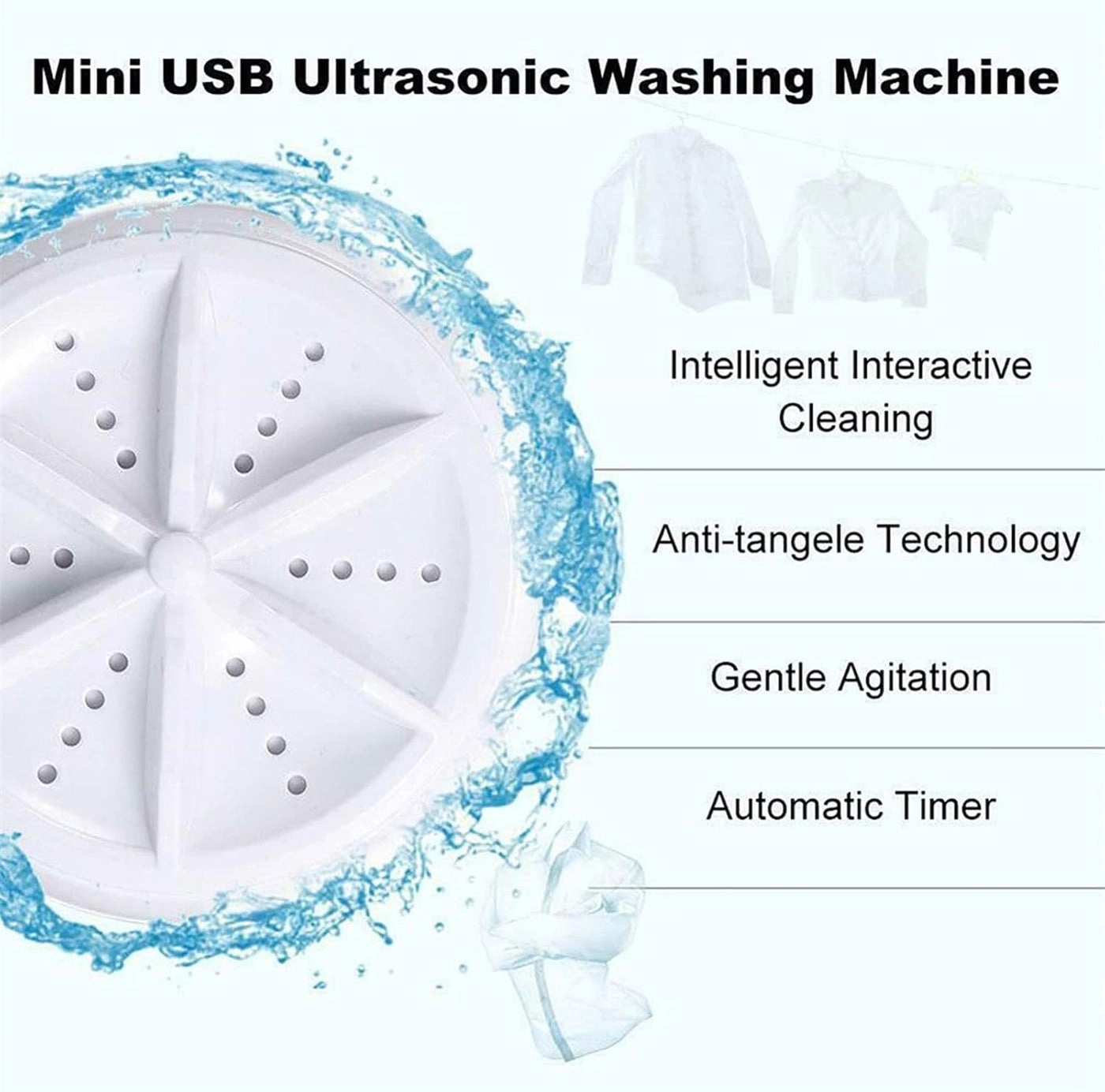 Ultrasonic Turbo Washing Machine