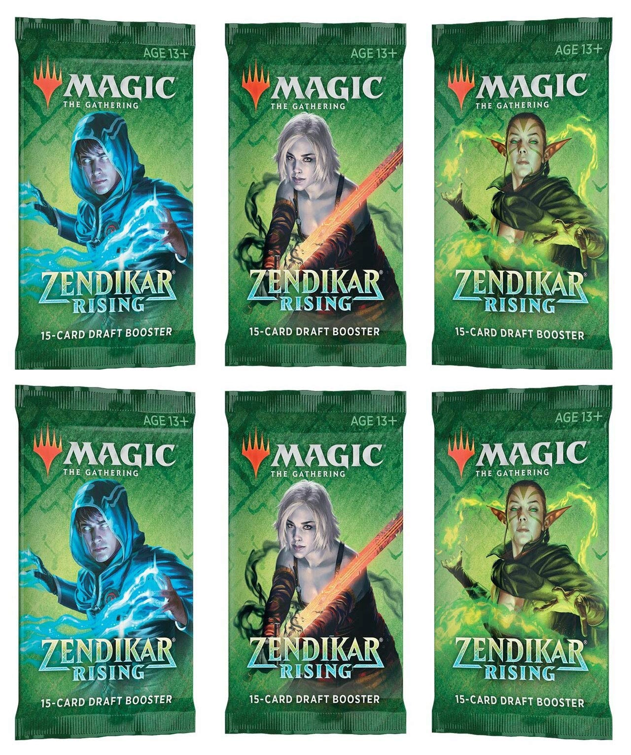 Zendikar Rising Set Booster Pack - 6 Packs
