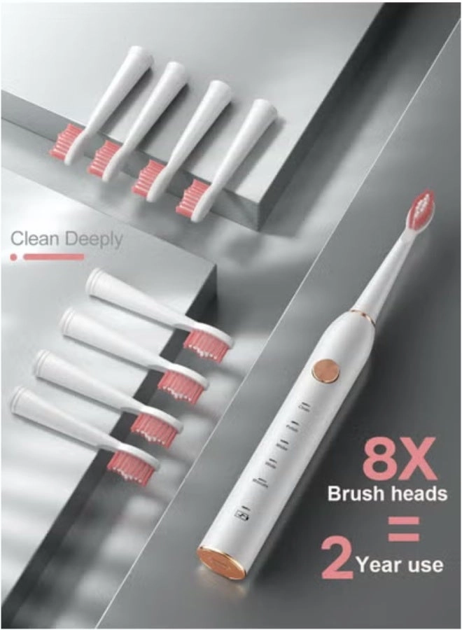 electric powerful toothbrush - 8 Brush Heads 31000 stroke/min