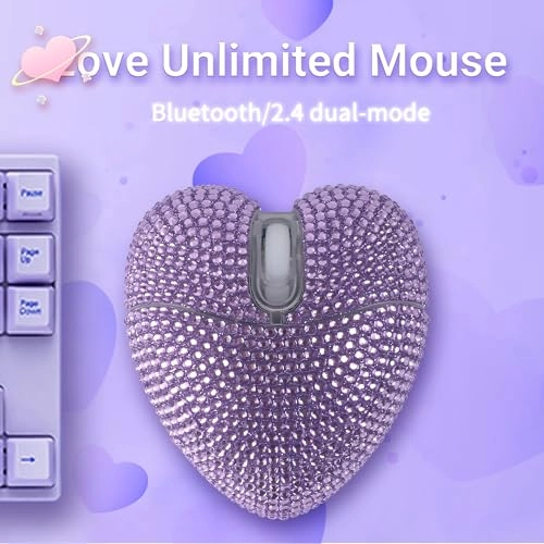 Heart-Shaped Mouse - Bluetooth USB