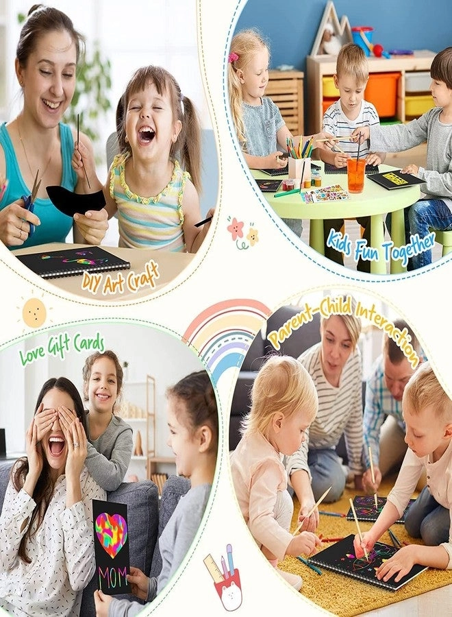 Unicorn Rainbow Scratch Paper Notebook A5 Spiral - 2 pcs