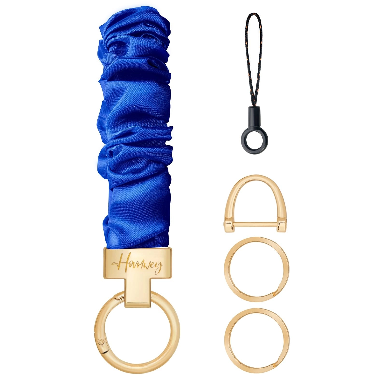 Stretchy Scrunchie Keychain Wristlet - Fun