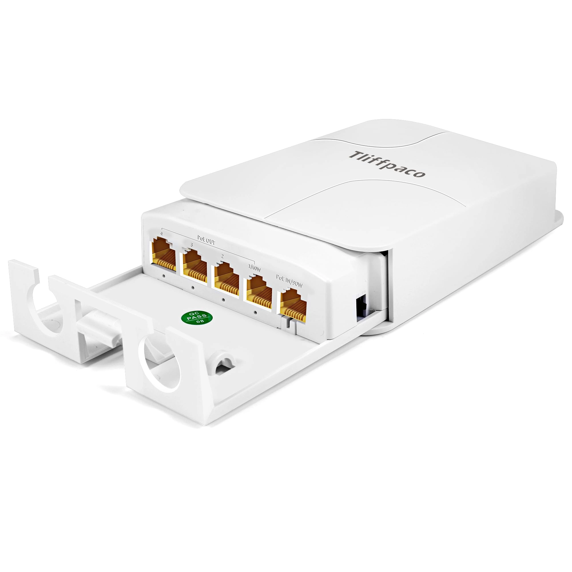 Tliffpaco PoE Extender - 44-57V 90W 4 IEEE802.3af/at/bt 10/100/1000Mbps 90W