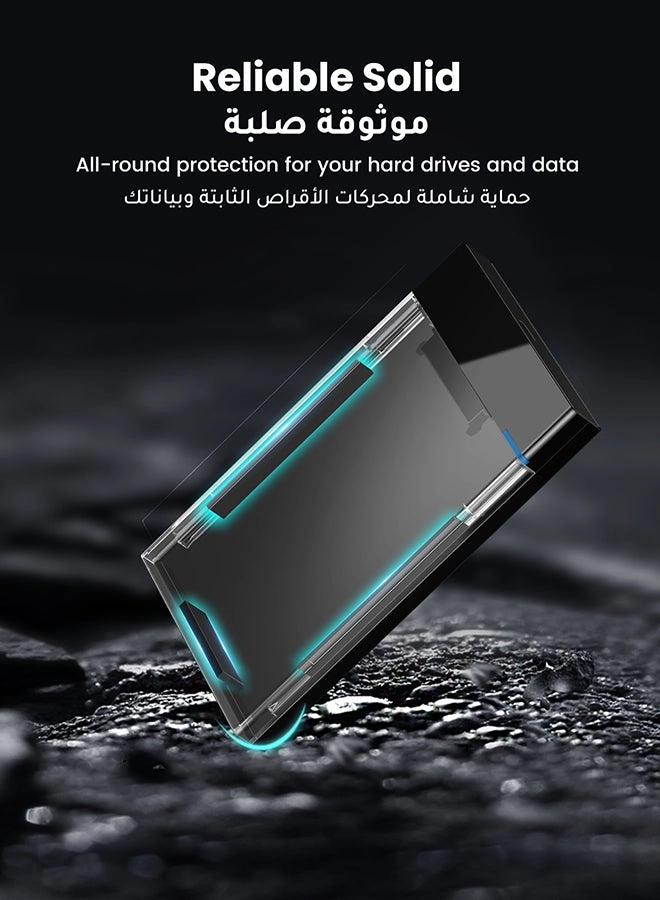 Hard Drive Enclosure - USB 3.1 SATA I II III 2.5 Inch