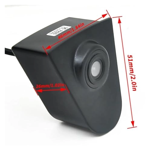 AHD Front View Logo Camera - Night Vision Wire