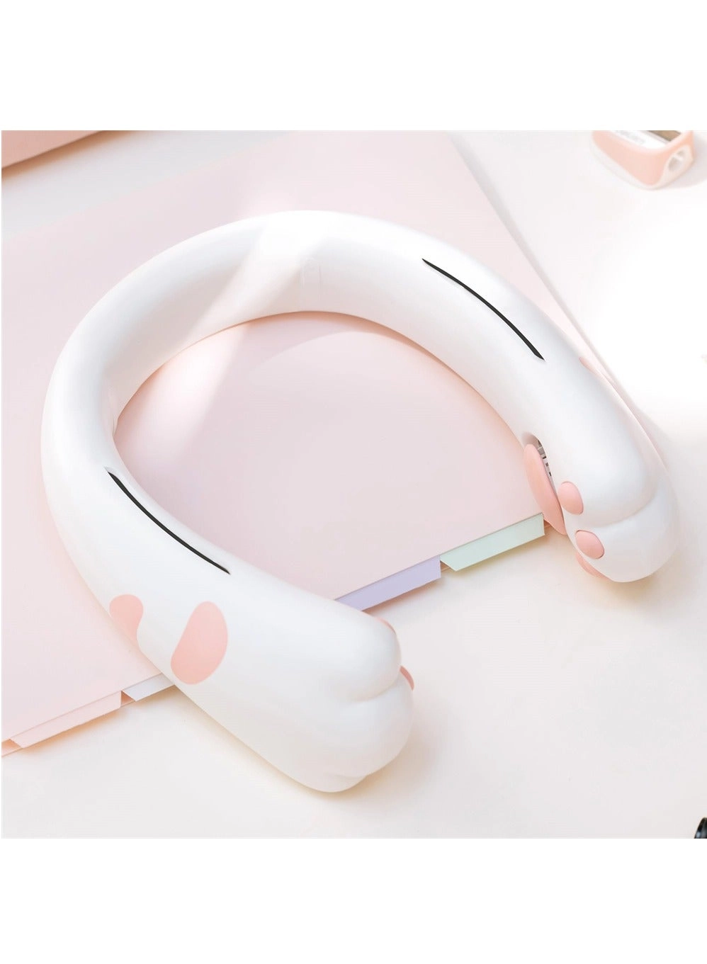 Portable Neck Fan - 2400mAh USB-C Rechargeable 3 Speeds