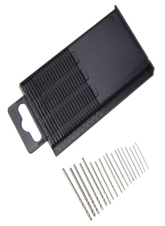 Mini Tiny Twist Drill Bit Set - Hss 20 Piece 03mm 035mm 04mm 045mm 05mm 055mm 06mm 065mm